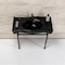 Fauceture 36" Ceramic Console Sink with Stainless Steel Legs, Black/Matte Black VPB28140W80K - alternate 4